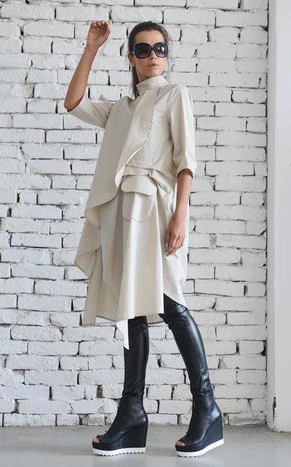 Asymmetric Shirt METSh0002 - Metamorphoza