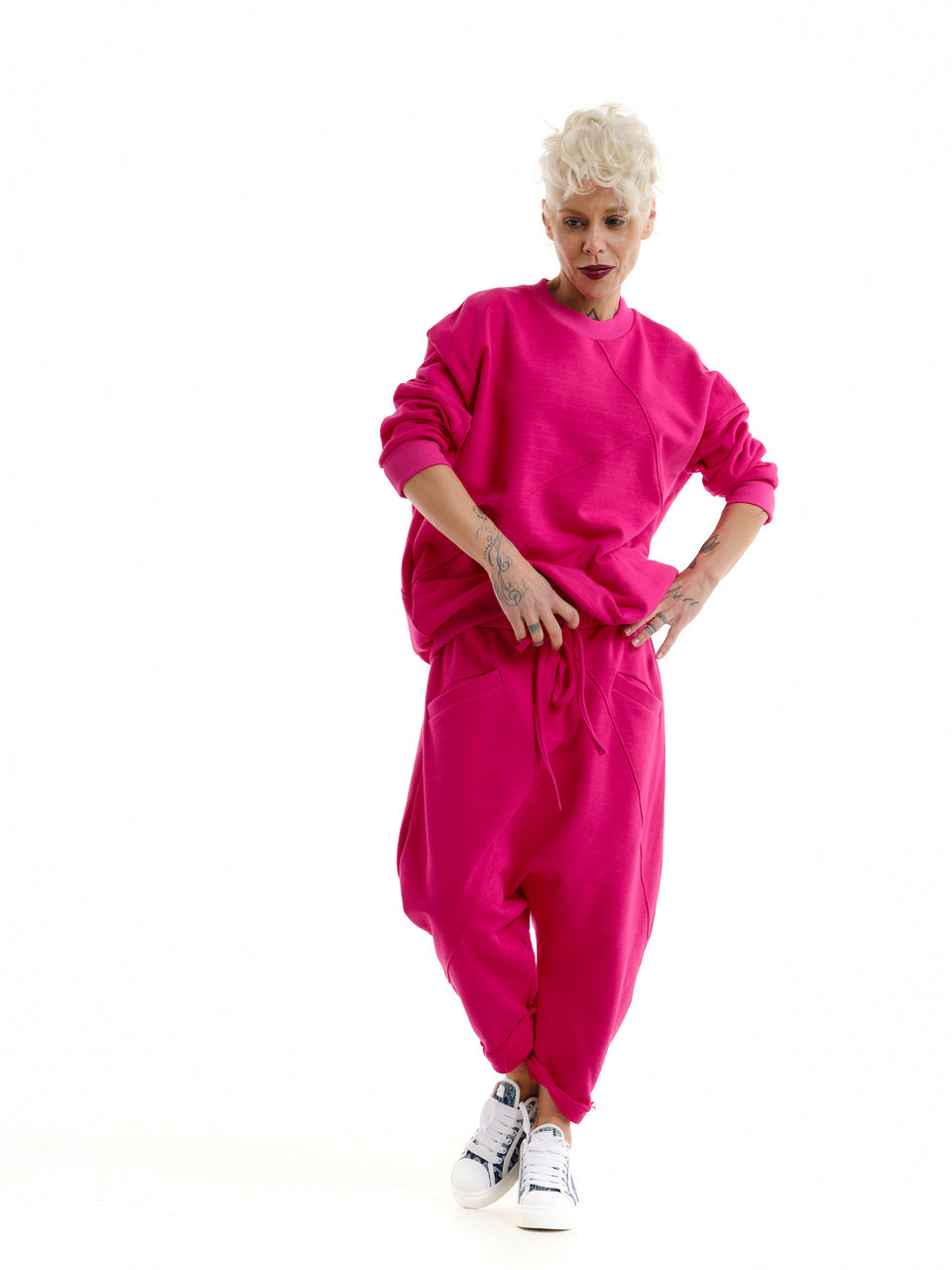 MAGENTA SWEATSUIT SET