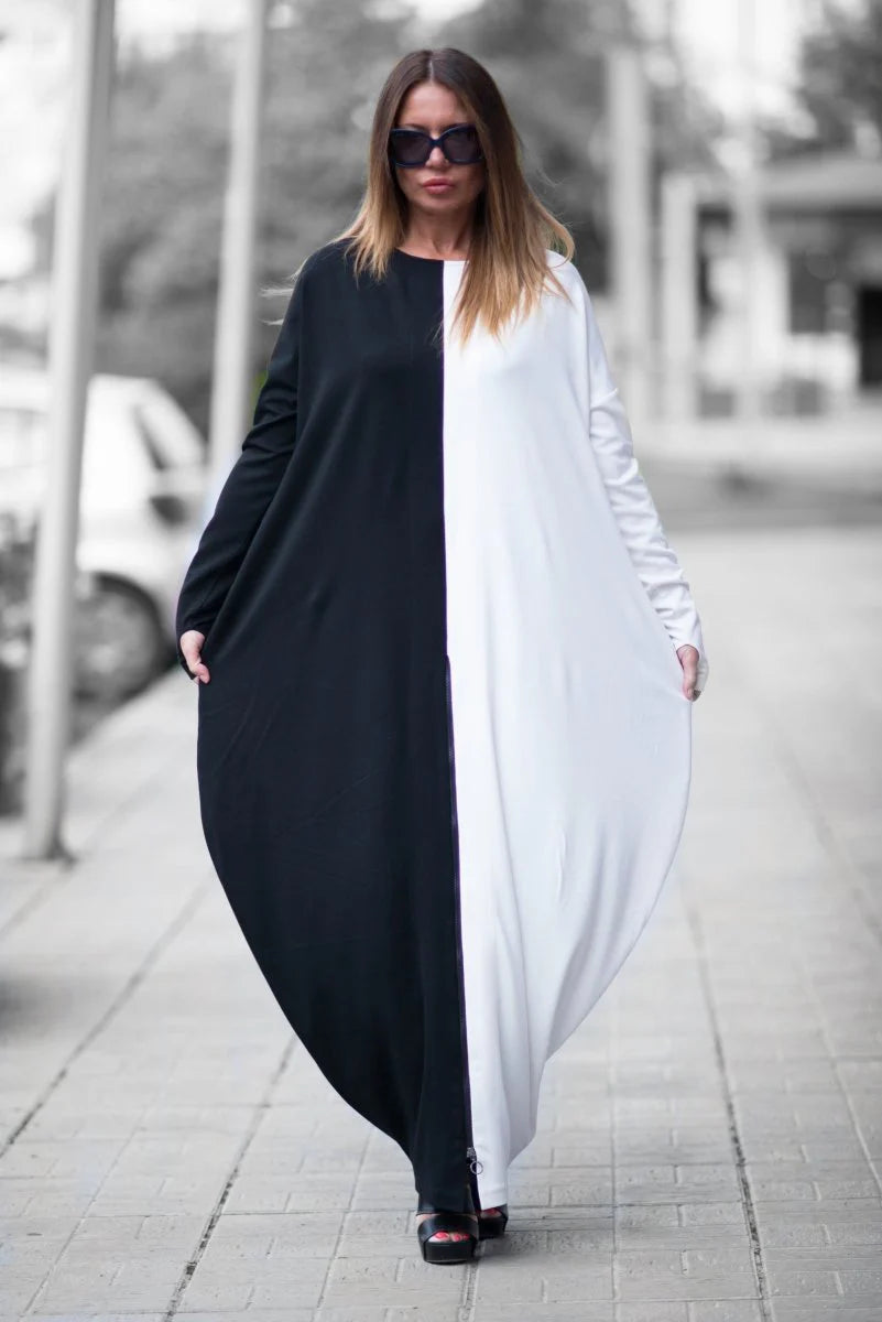 LONG COTTON DRESS WENDY by EUG Fashion