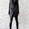 Black Sleeveless Coat METC0040 - Metamorphoza